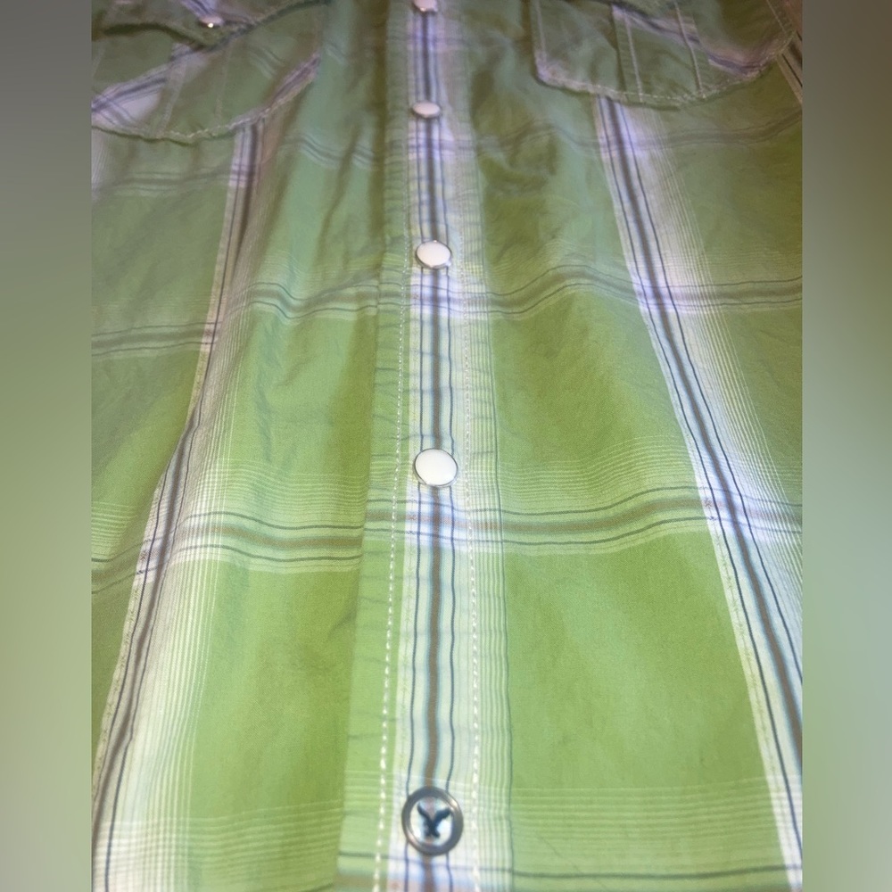 Mens American Eagle Button Up - Picture 3 of 7